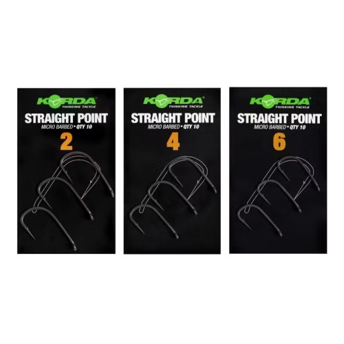 KORDA STRAIGHT POINT BARBED   NEW