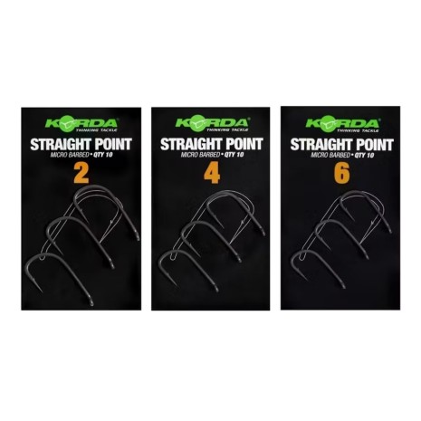 KORDA STRAIGHT POINT BARBED   NEW