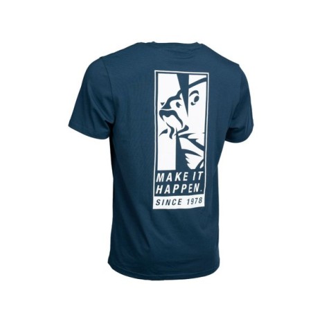 NASH MAKE IT HAPPEN SINCE 1978 T SHIRT NAVY BLUE