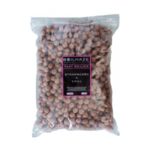 BOILHAZE FAST BOILES STRAWBERRY & KRILL 5 KG.
