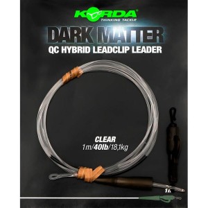 KORDA DARK MATTER LEADER QC HYBRID CLIP CLEAR