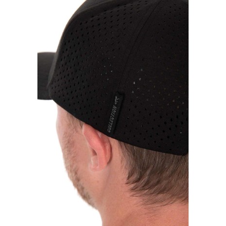 FOX COLLECTION BASEBALL CAP BLACK / ORANGE  NEW