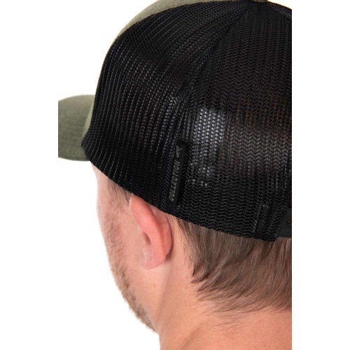 FOX COLLECTION TRUCKER CAP GREEN / BLACK   NEW