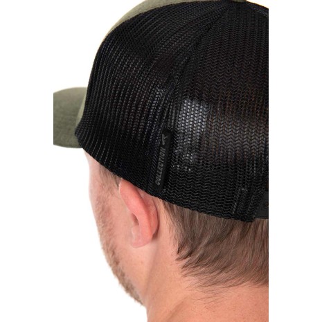 FOX COLLECTION TRUCKER CAP GREEN / BLACK   NEW