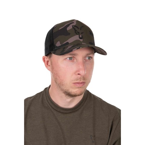 FOX BLACK CAMO TRUCKER CAP  NEW