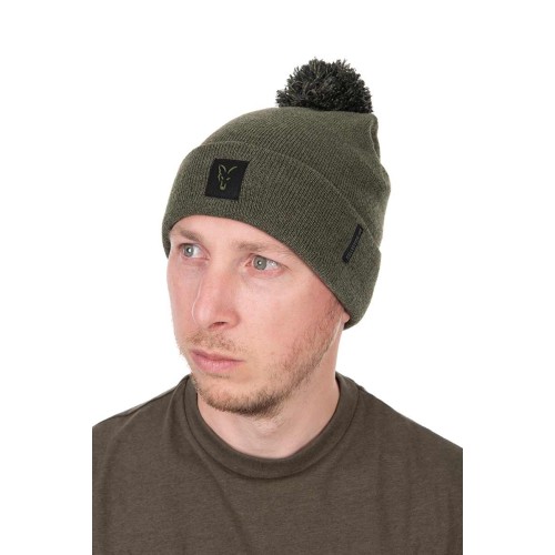 FOX COLLECTION BOBBLE HAT GREEN / BLACK
