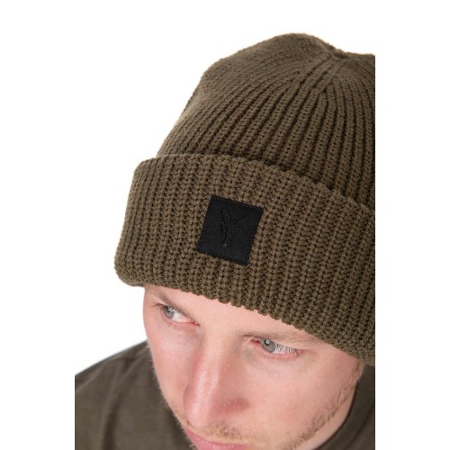 FOX OLIVE MERINO BLEND BEANIE HAT