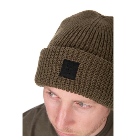 FOX OLIVE MERINO BLEND BEANIE HAT