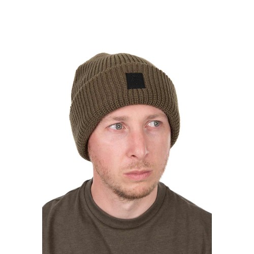 FOX OLIVE MERINO BLEND BEANIE HAT