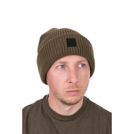 FOX OLIVE MERINO BLEND BEANIE HAT