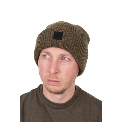 FOX OLIVE MERINO BLEND BEANIE HAT
