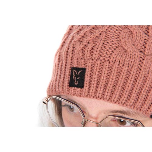 FOX LADIES KNITTED BOBBLE HAT