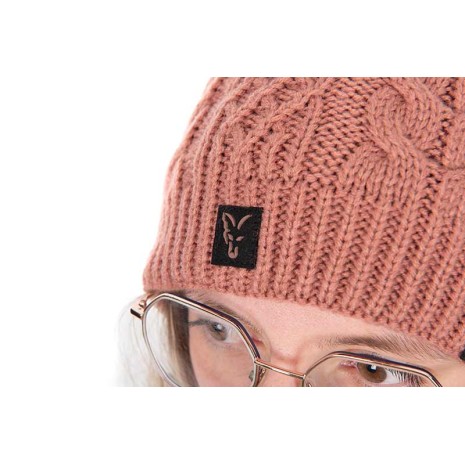 FOX LADIES KNITTED BOBBLE HAT