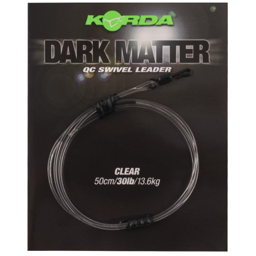 KORDA DARK MATTER LEADER QC SWIVEL CLEAR