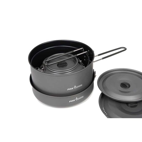 FOX COOKWARE 4 PIECE DELUXE COOK SET  NEW