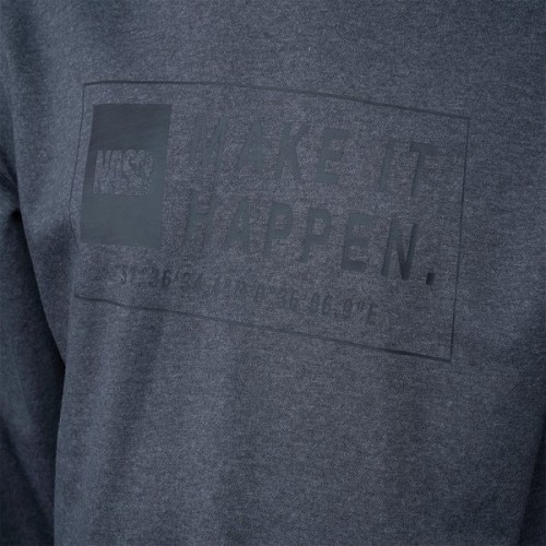 NASH MAKE IT HAPPEN COORDINATES HOODIE GREY MARL