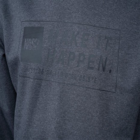 NASH MAKE IT HAPPEN COORDINATES HOODIE GREY MARL