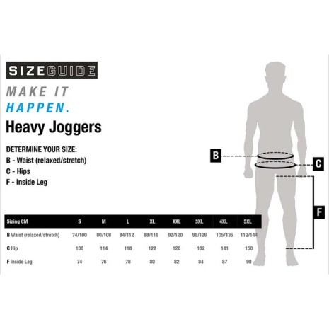 NASH MAKE IT HAPPEN BADGE JOGGERS GREY MARL