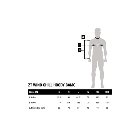 NASH ZT WIND CHILL HOODY CAMO