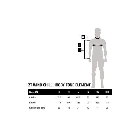 NASH ZT WIND CHILL HOODY TWO TONE ELEMENT