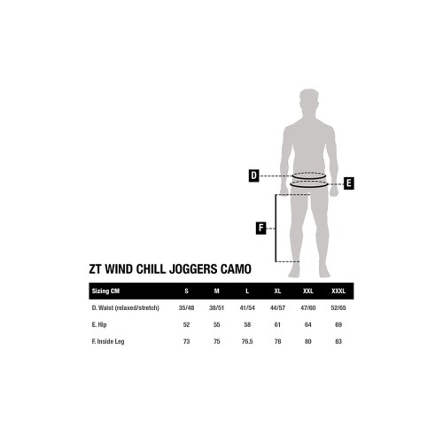 NASH ZT WIND CHILL JOGGERS CAMO