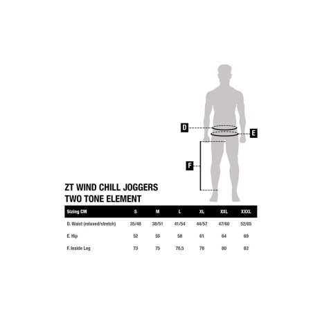 NASH ZT WIND CHILL JOGGERS TWO TONE ELEMENT