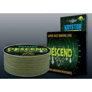 KRYSTON DESCENDE SINKING BRAID 1200 MT 0.27 MM / 30 LB