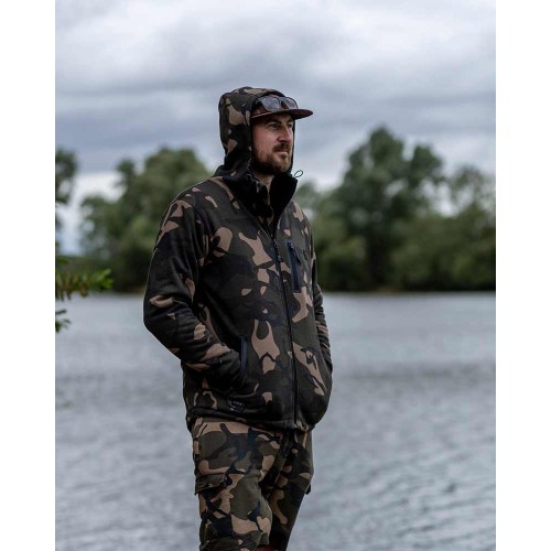 FOX CAMO FULL ZIP PREM SHERPA 310 HOODIE  NEW
