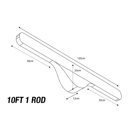 NASH SCOPE OPS SOFT PROTECT 1 ROD SKIN 10 FT.