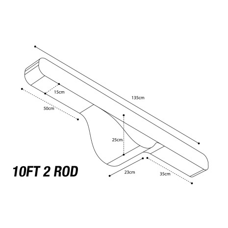 NASH SCOPE OPS SOFT PROTECT 2 ROD SKIN 10 FT.