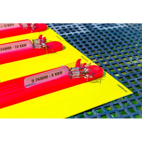 PRESTON - KKH BAYONET HAIR RIG BARBED 10CM 4" / QTY 8