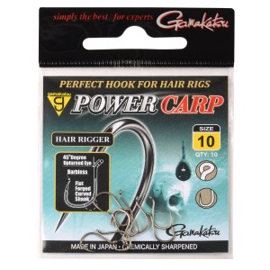 GAMAKATSU EYED HAIR RIGGER BARBLESS POWER CARP