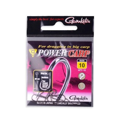 GAMAKATSU POWER CARP RING EYE BARBLESS