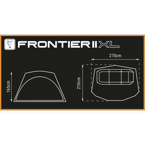 FOX FRONTIER II XL E CAMERA INTERNA (incluso piccolo sovratelo)  NEW 26