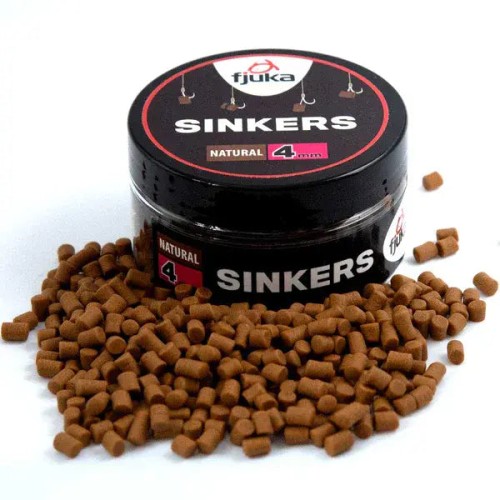 FJUKA SINKERS NATURAL HOOKBAIT PELLET 50 GR.