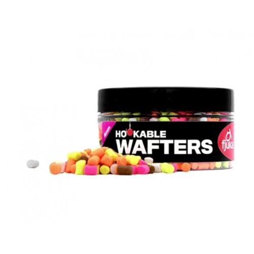FJUKA HOOKABLE WAFTERS MIXED COLOURS 4MM 50 GR.