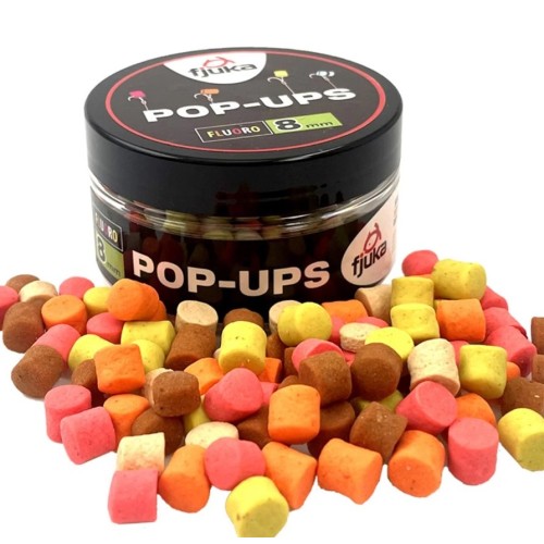 FJUKA POP-UPS HOOKABLE MIXED COLOURS 8mm  30 GR.