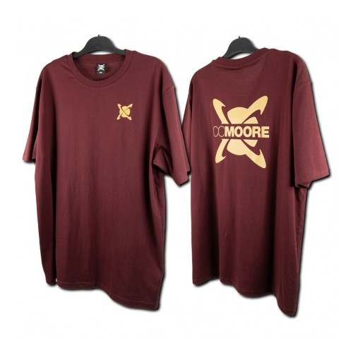 CCMOORE BURGUNDY T-SHIRT