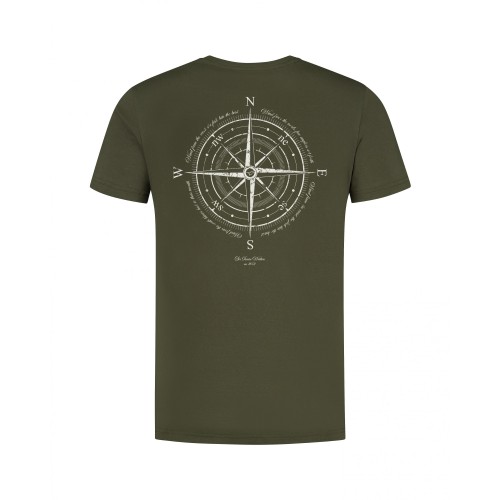 KORDA COMPASS TEE DARK OLIVE