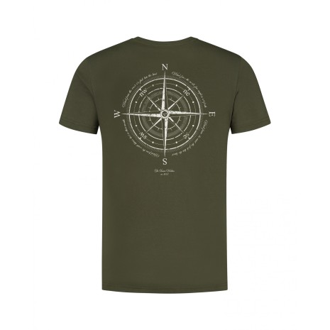 KORDA COMPASS TEE DARK OLIVE