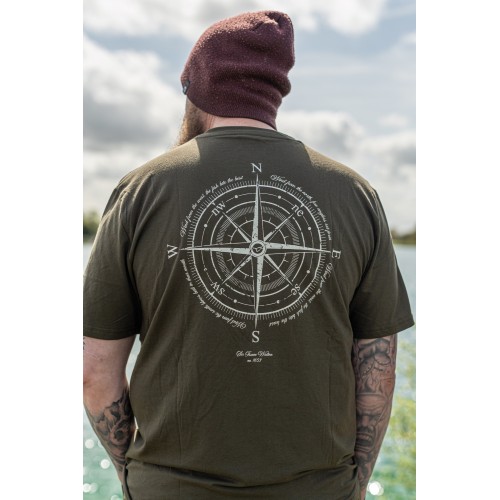 KORDA COMPASS TEE DARK OLIVE