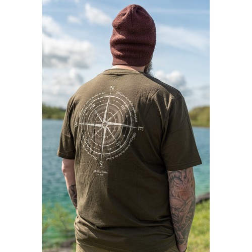 KORDA COMPASS TEE DARK OLIVE