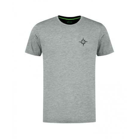 KORDA COMPASS TEE HEATHER GREY