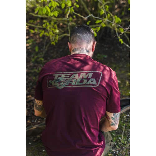 KORDA TK DIGI KAMO TEE BURGUNDY