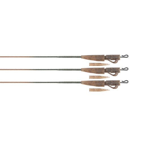 FOX EDGES CAMO 50LB LEADCORE LEAD CLIP LEADERS...