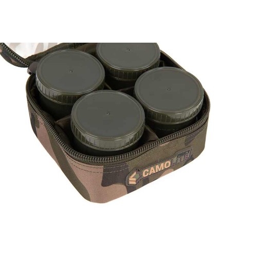 FOX CAMOLITE 6 POT HOOKBAIT CASE