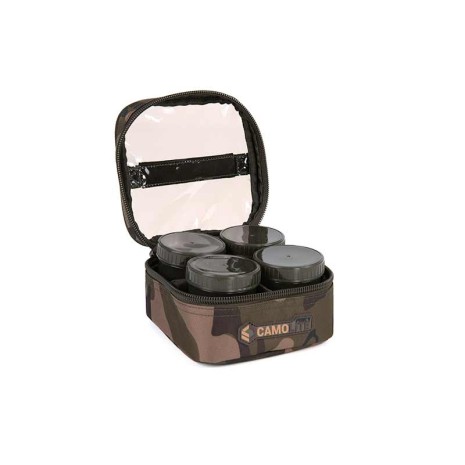 FOX CAMOLITE 6 POT HOOKBAIT CASE