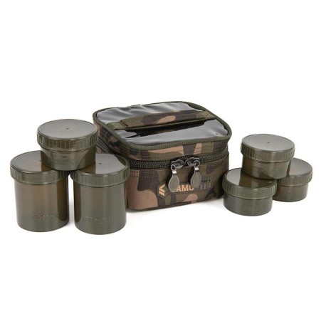 FOX CAMOLITE 6 POT HOOKBAIT CASE