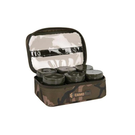 FOX CAMOLITE 8 POT HOOKBAIT CASE