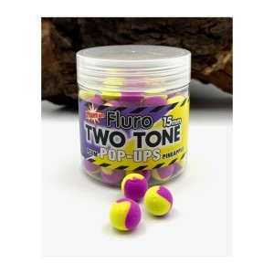DYNAMITE FLURO POP UPS 2 TONE 15 MM. PLUM & PINEAPPLE